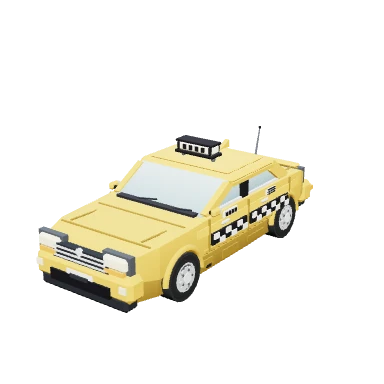 Mô hình 3D Taxi — Thành phố