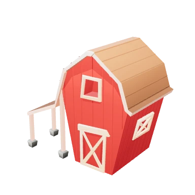 Mô hình 3D Nhà kho cấp 3 — Nông trại