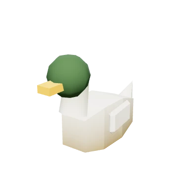 Mô hình 3D Vịt — Vật nuôi