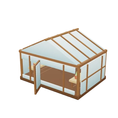 Mô hình 3D Nhà kính — Nông trại